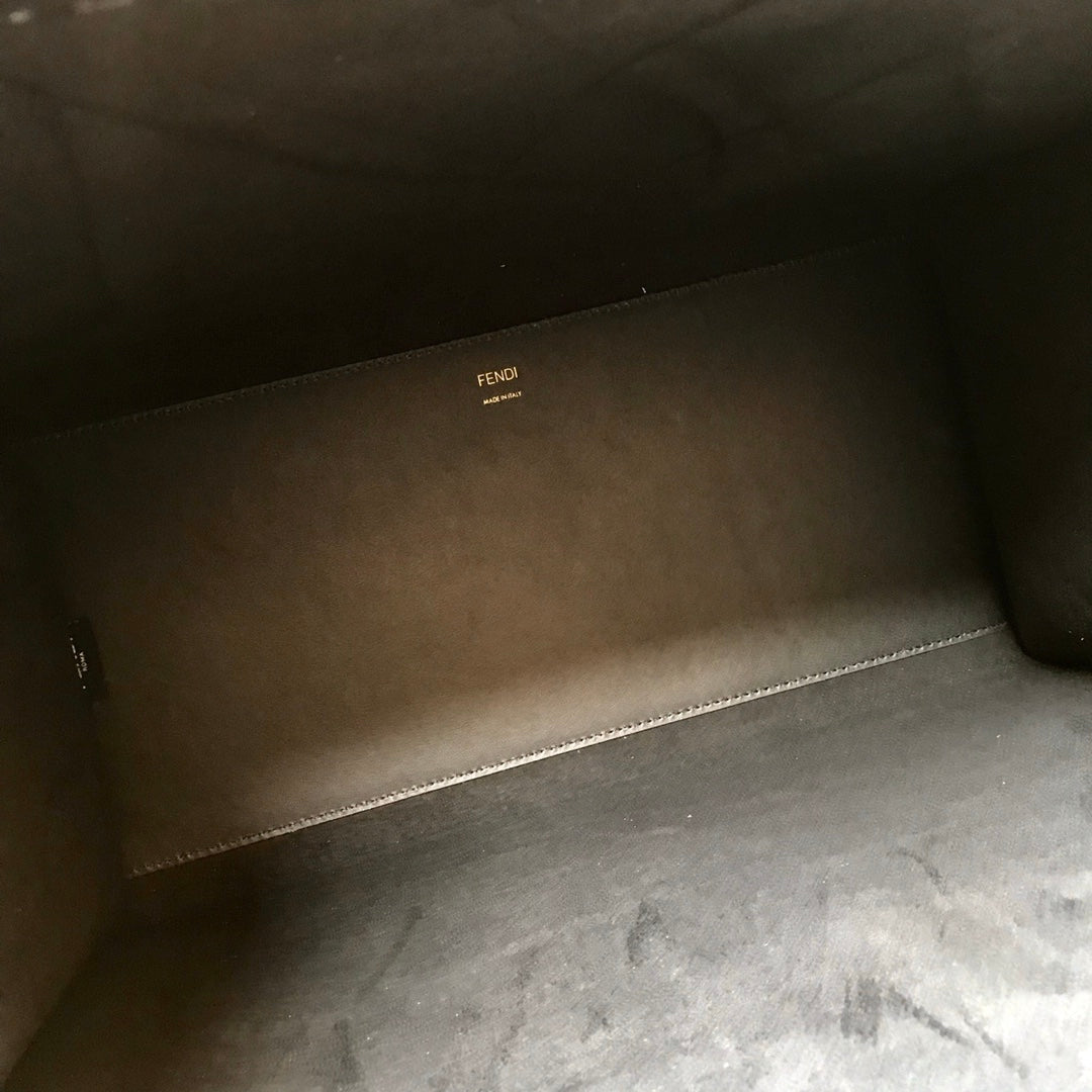 Fend Sunshine Large Bag 40.5 Black Leather mysite