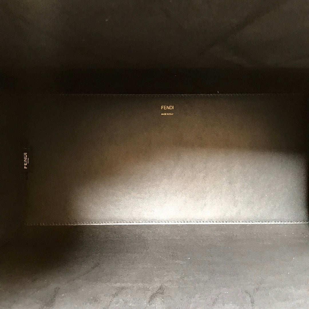 Fend Sunshine Large Bag 40.5 Black Leather mysite