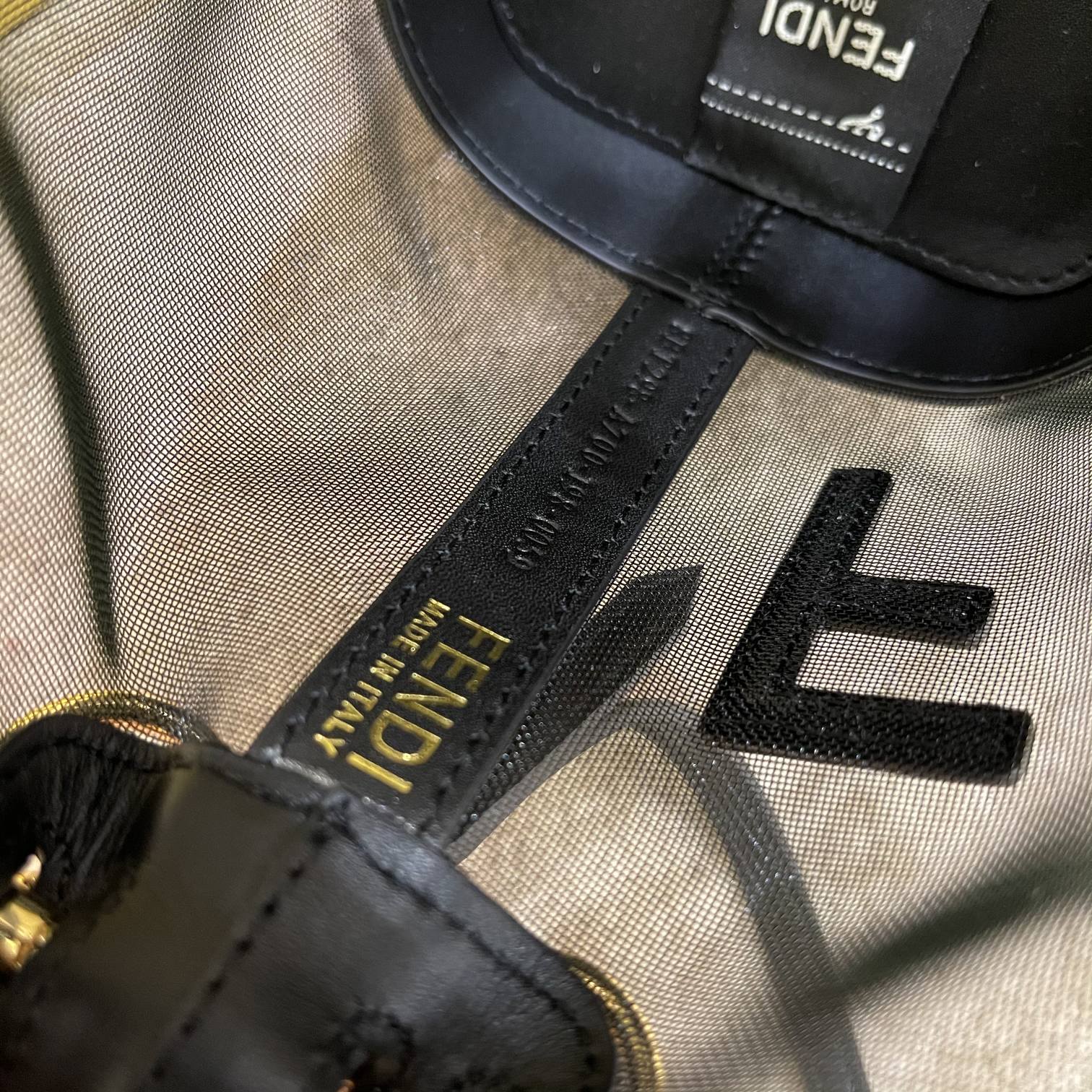 MON TRESOR 18 IN BLACK CALFSKIN AND MESH mysite