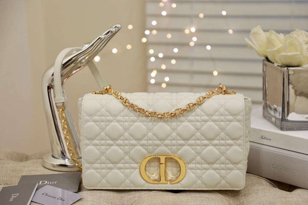 LARGE CARO BAG 28 WHITE CALFSKIN mysite
