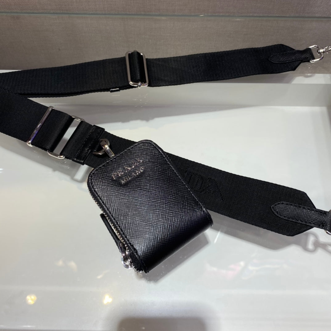 ENVELOPE FLAP BAG 20 IN BLACK SAFFIANO LEATHER mysite