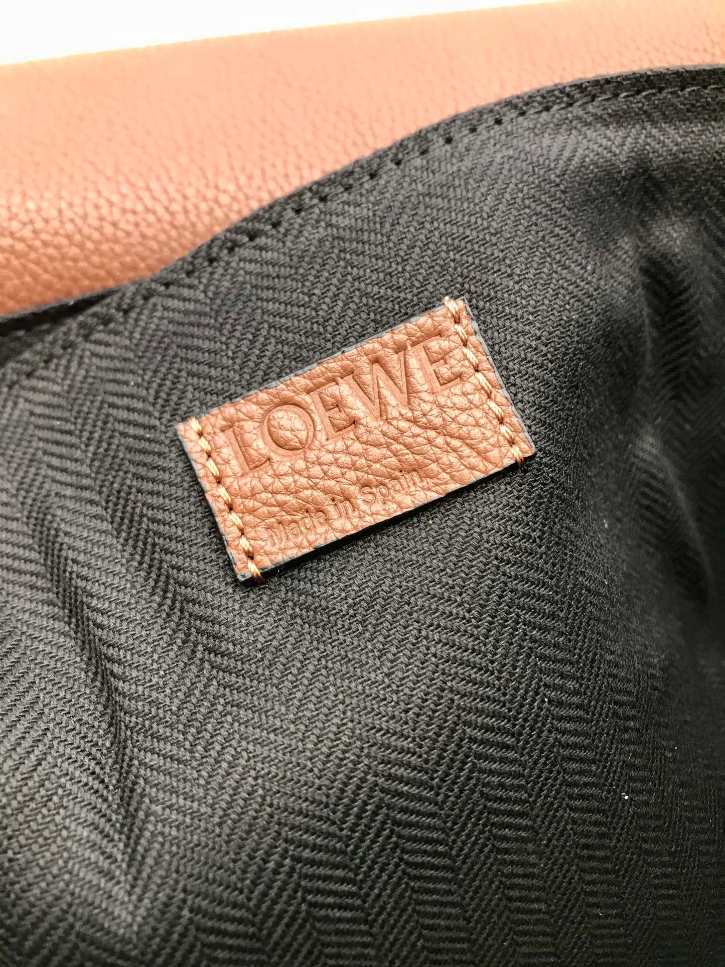 LOE 33 XS MILITARY MESSENGER BAG IN WINTER BROWN CALFSKIN AND JACQUARD mysite