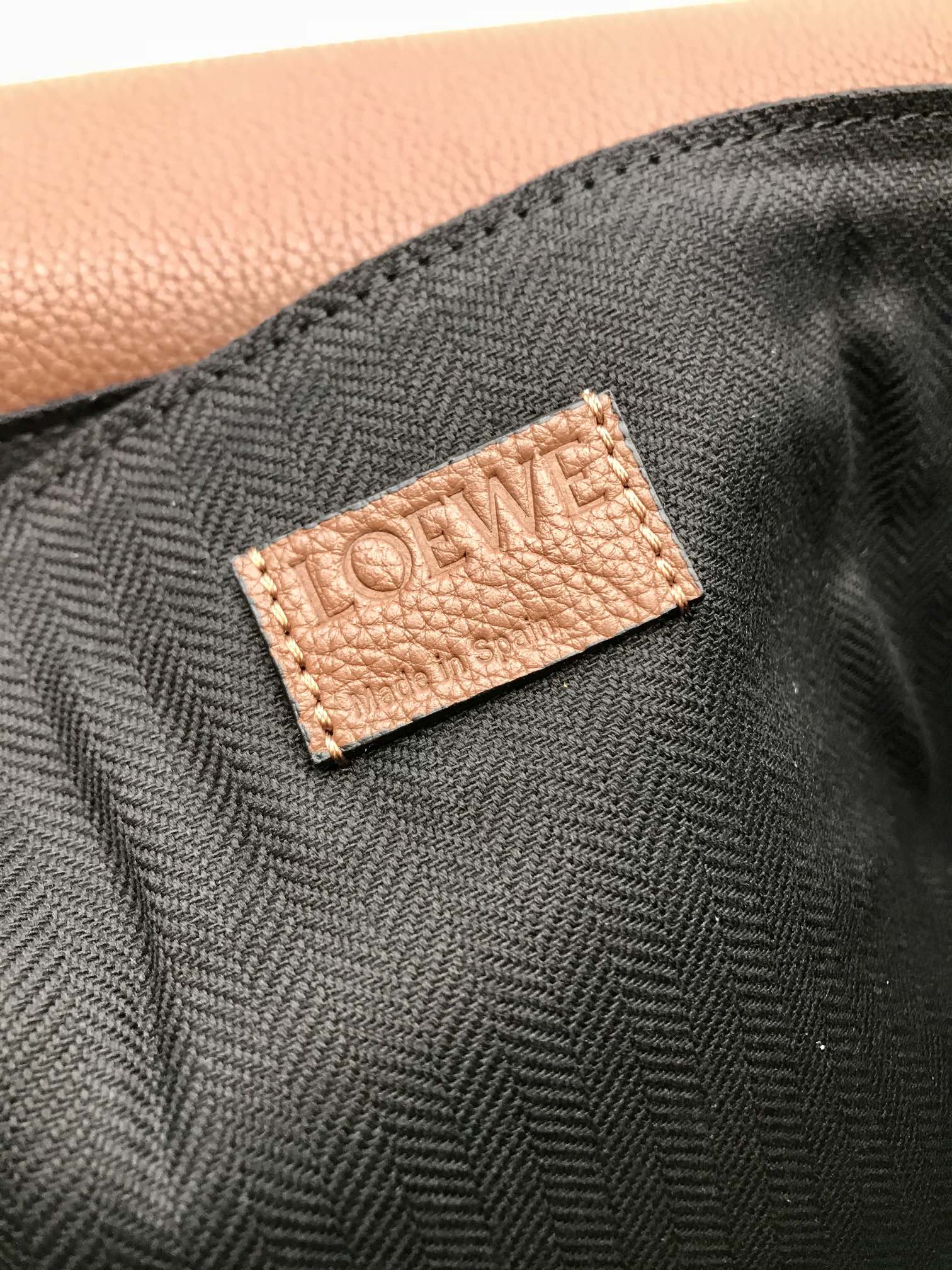 LOE 33 XS MILITARY MESSENGER BAG IN WINTER BROWN CALFSKIN AND JACQUARD mysite