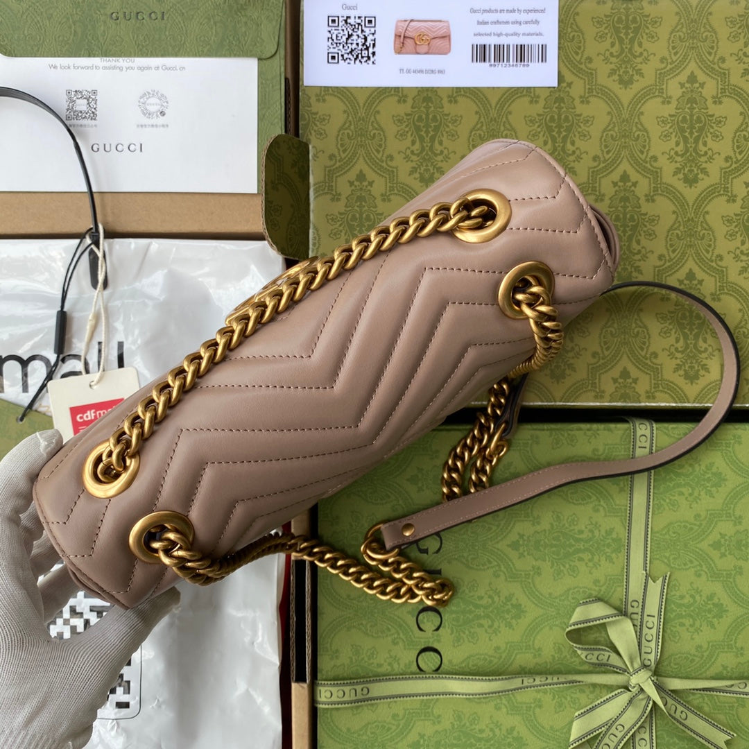 gg marmont 26cm beige calfskin gold hardware mysite