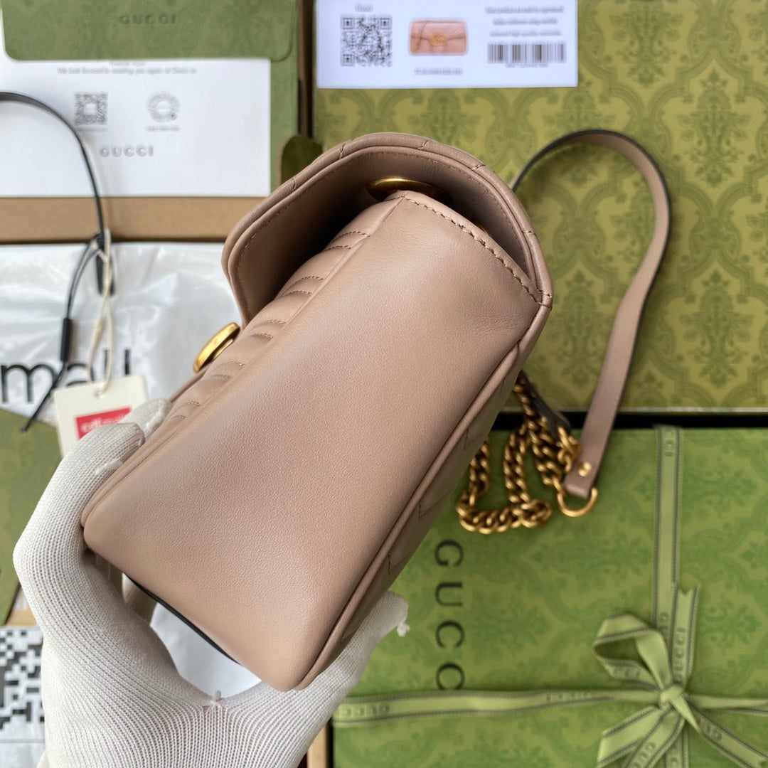 gg marmont 26cm beige calfskin gold hardware mysite