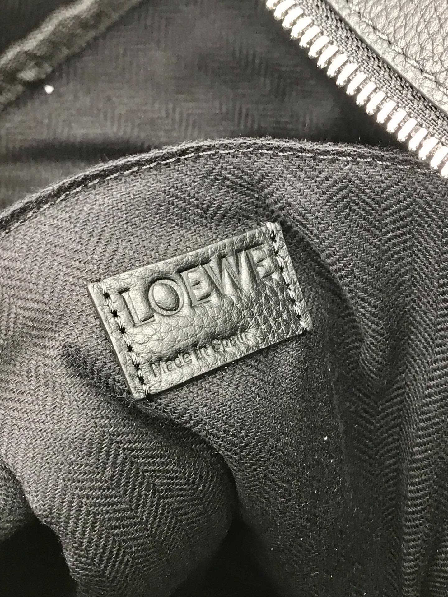 LOE 39 MILITARY BACKPACK IN BLACK SOFT GRAINED CALFSKIN mysite