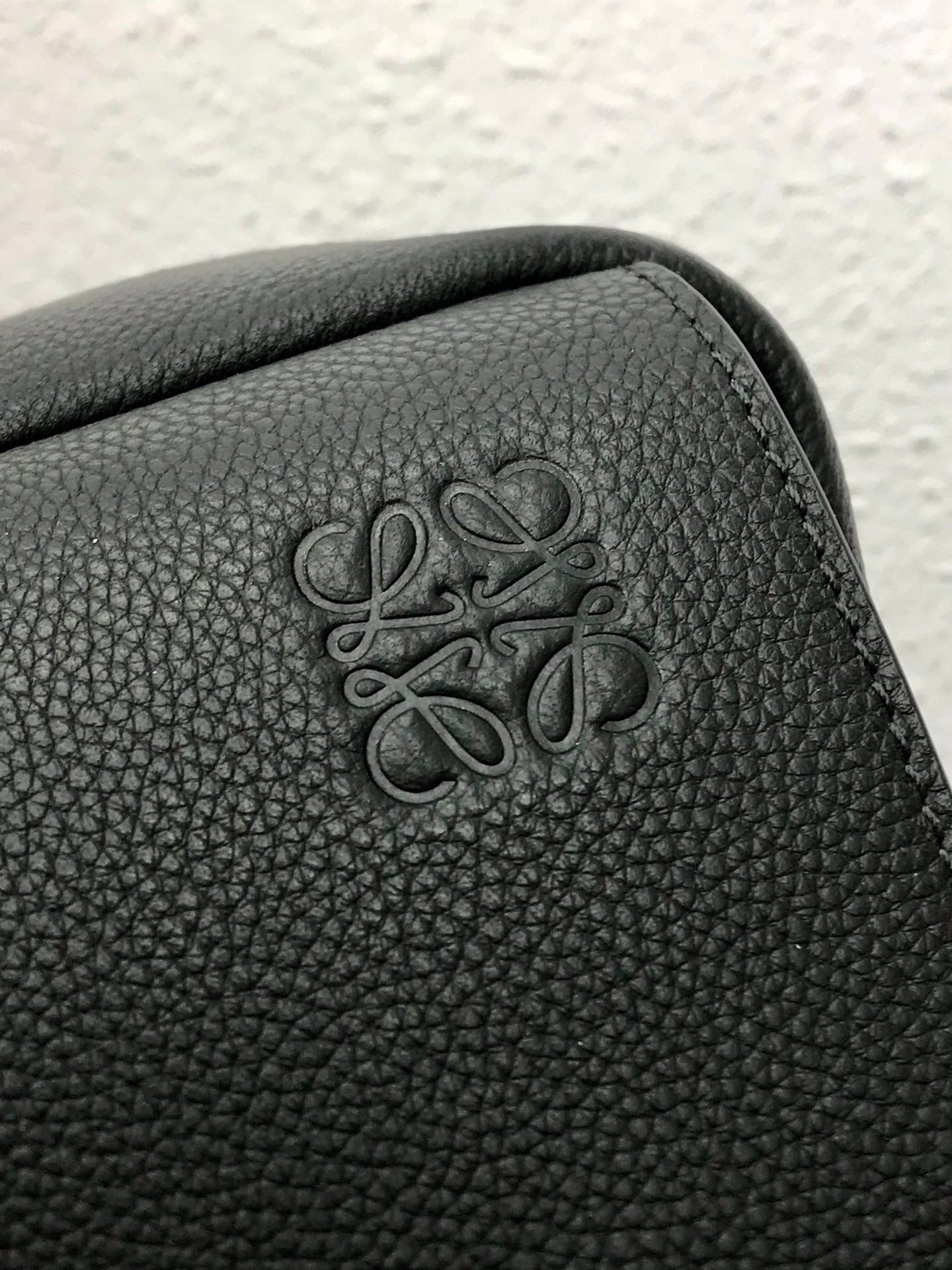 LOE 39 MILITARY BACKPACK IN BLACK SOFT GRAINED CALFSKIN mysite