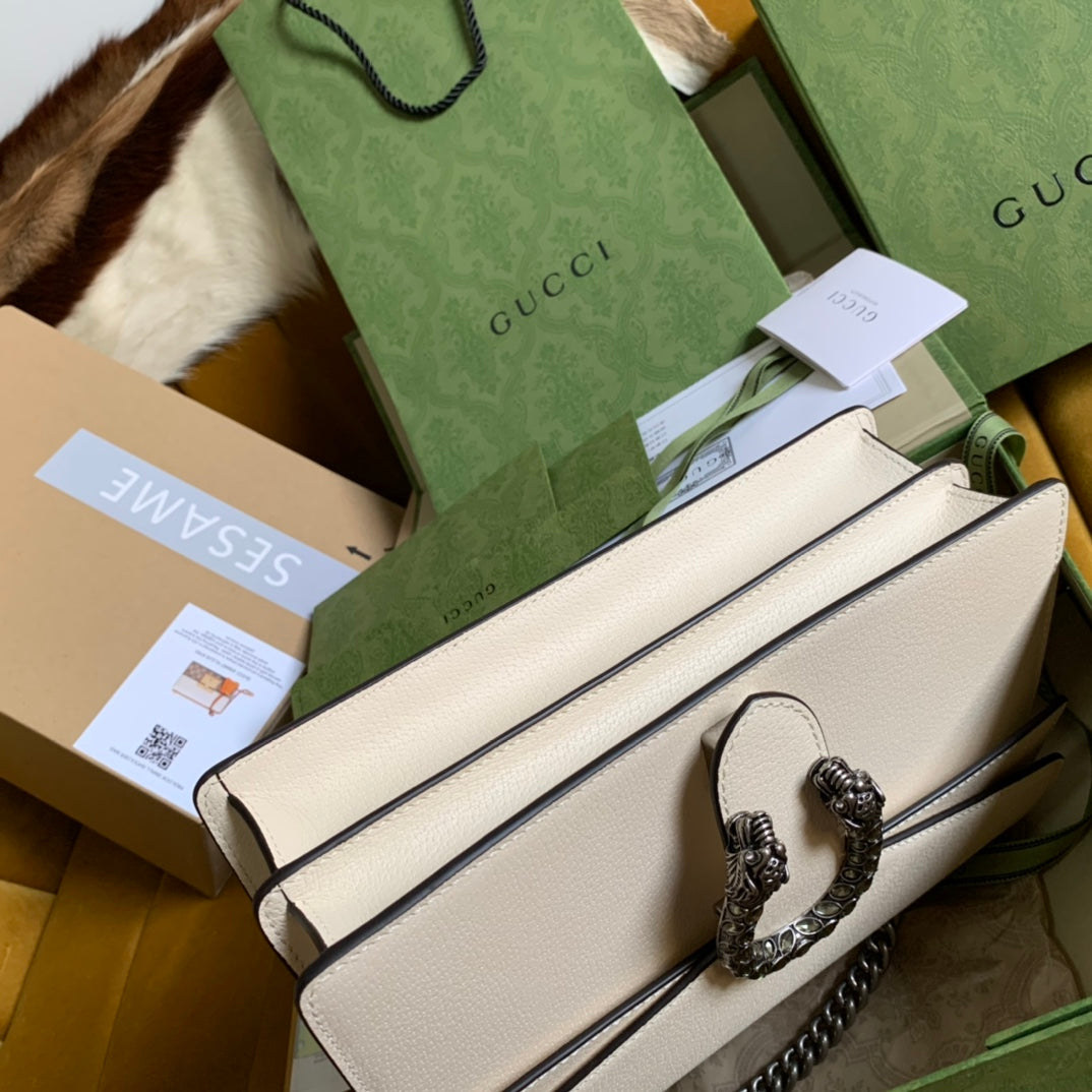 DIONYSUS SMALL BAG IN WHITE CALFSKIN mysite