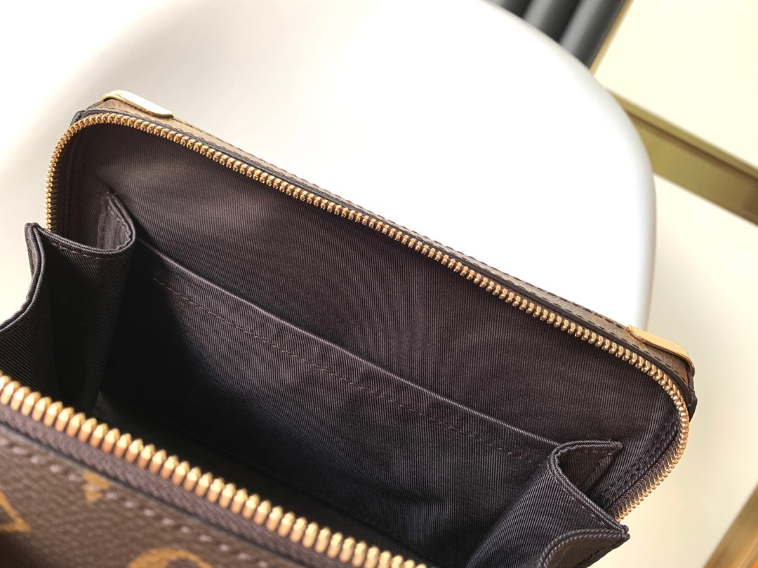 LV x NBA Handle Trunk Bag 21.5cm Brown Monogram Canvas GHW mysite