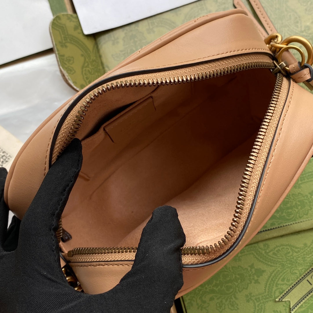 gg marmont mini 18cm zip top dark beige calfskin gold hardware mysite