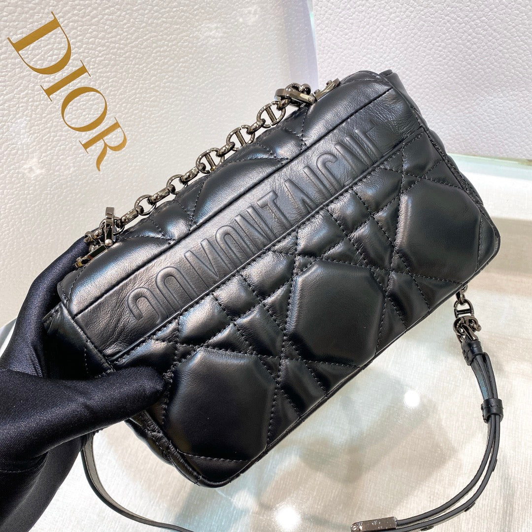 SMALL CARO BAG 20 BLACK MACROCANNAGE CALFSKIN BLACK HARDWARE mysite