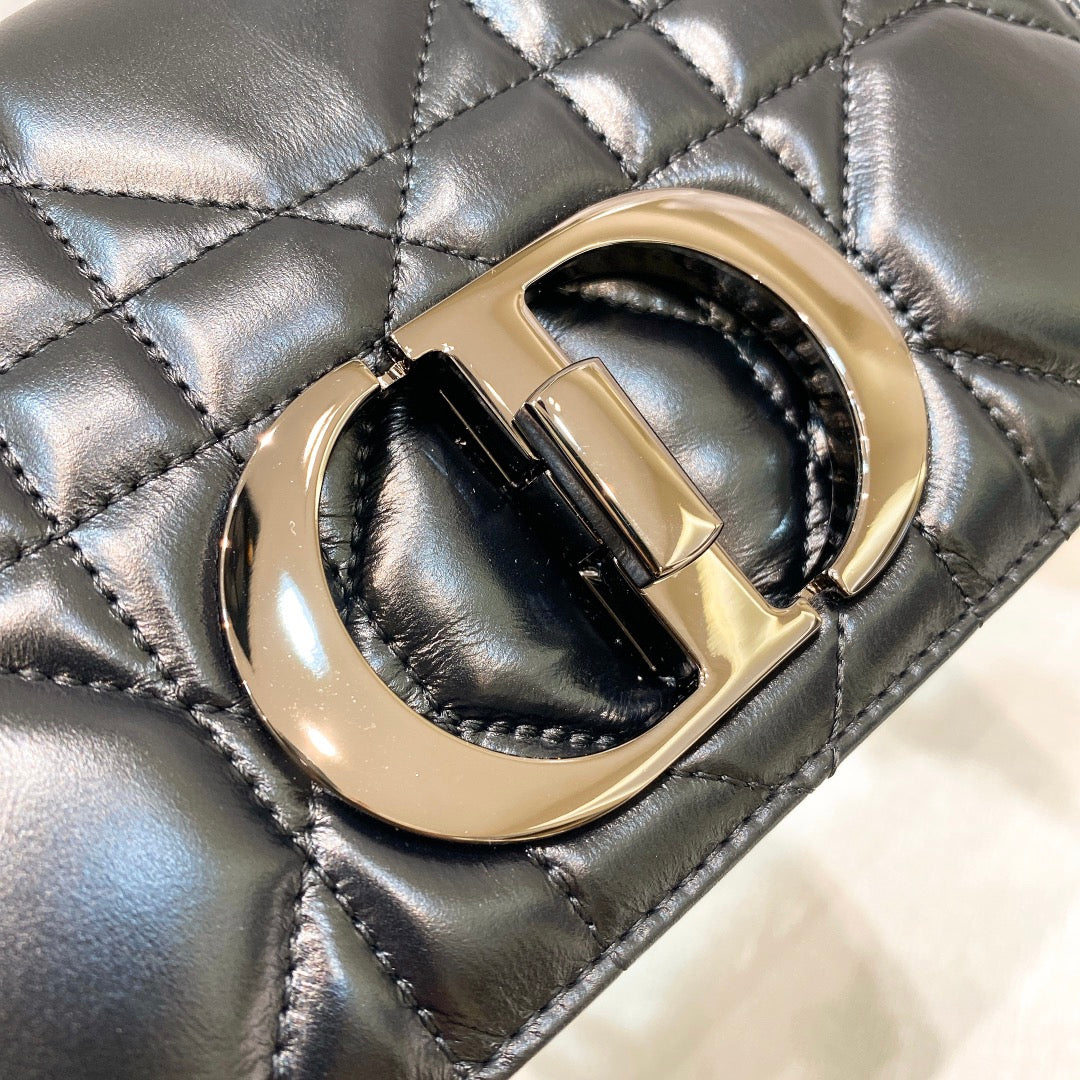 SMALL CARO BAG 20 BLACK MACROCANNAGE CALFSKIN BLACK HARDWARE mysite