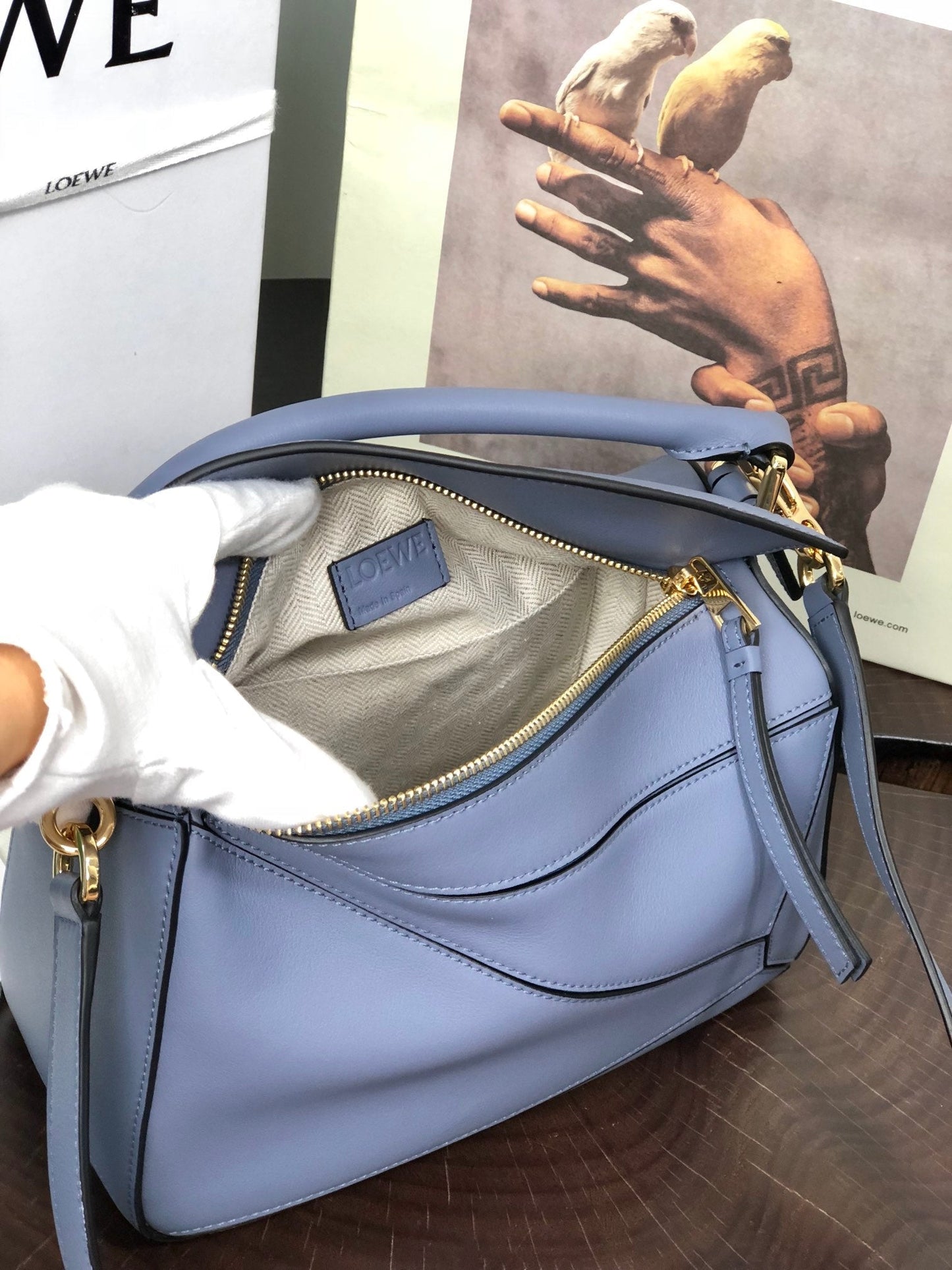 SMALL PUZZLE 24 BAG IN CLASSIC LIGHT PURPLE CALFSKIN mysite