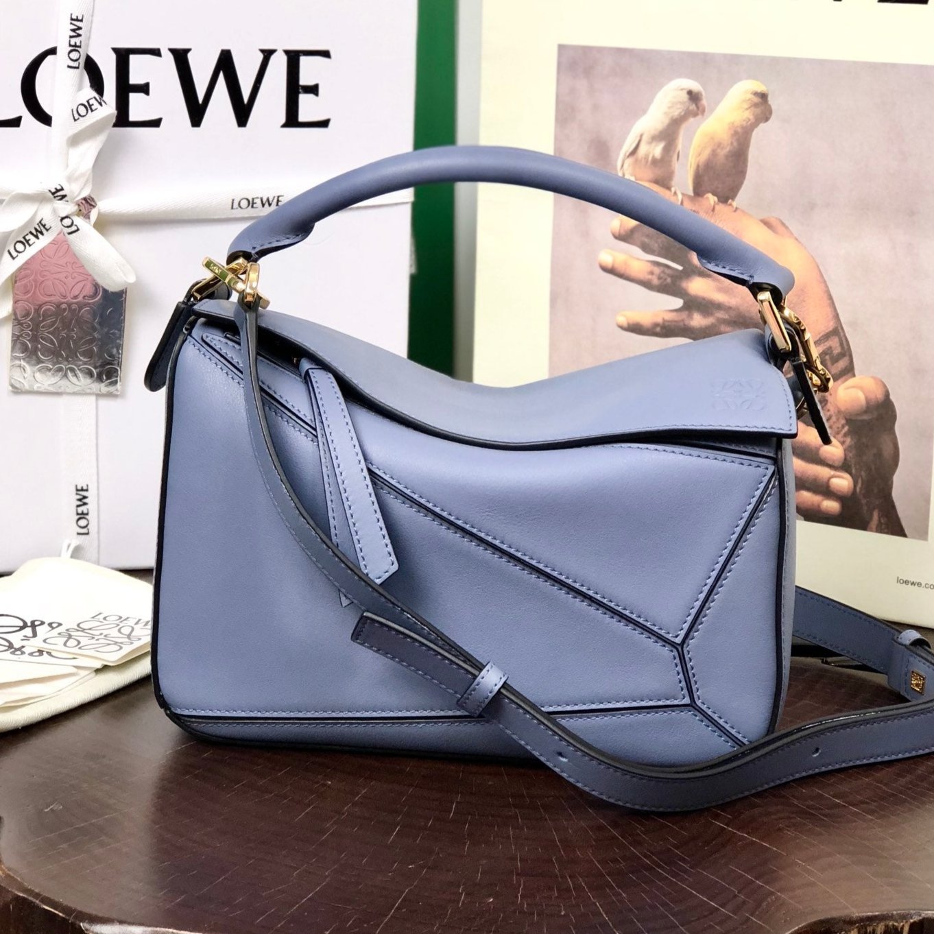 SMALL PUZZLE 24 BAG IN CLASSIC LIGHT PURPLE CALFSKIN mysite