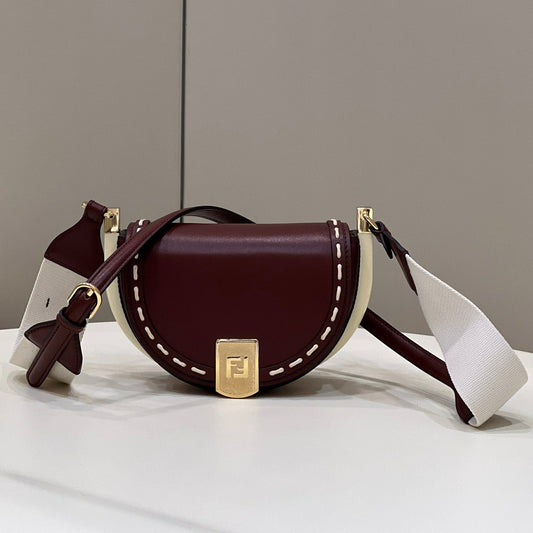 MOONLIGHT 19 IN WINE RED SMOOTH CALFSKIN GOLD HARDWARE mysite