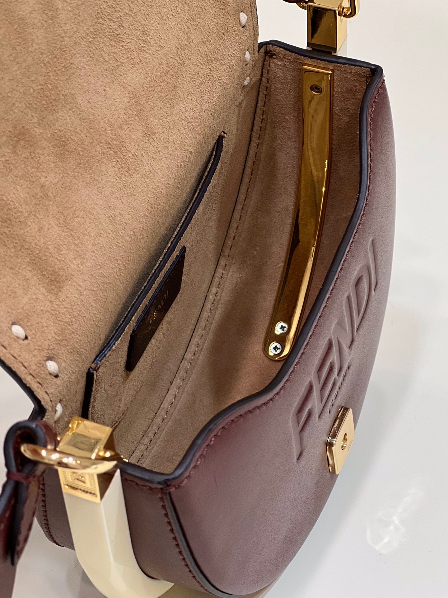 MOONLIGHT 19 IN WINE RED SMOOTH CALFSKIN GOLD HARDWARE mysite