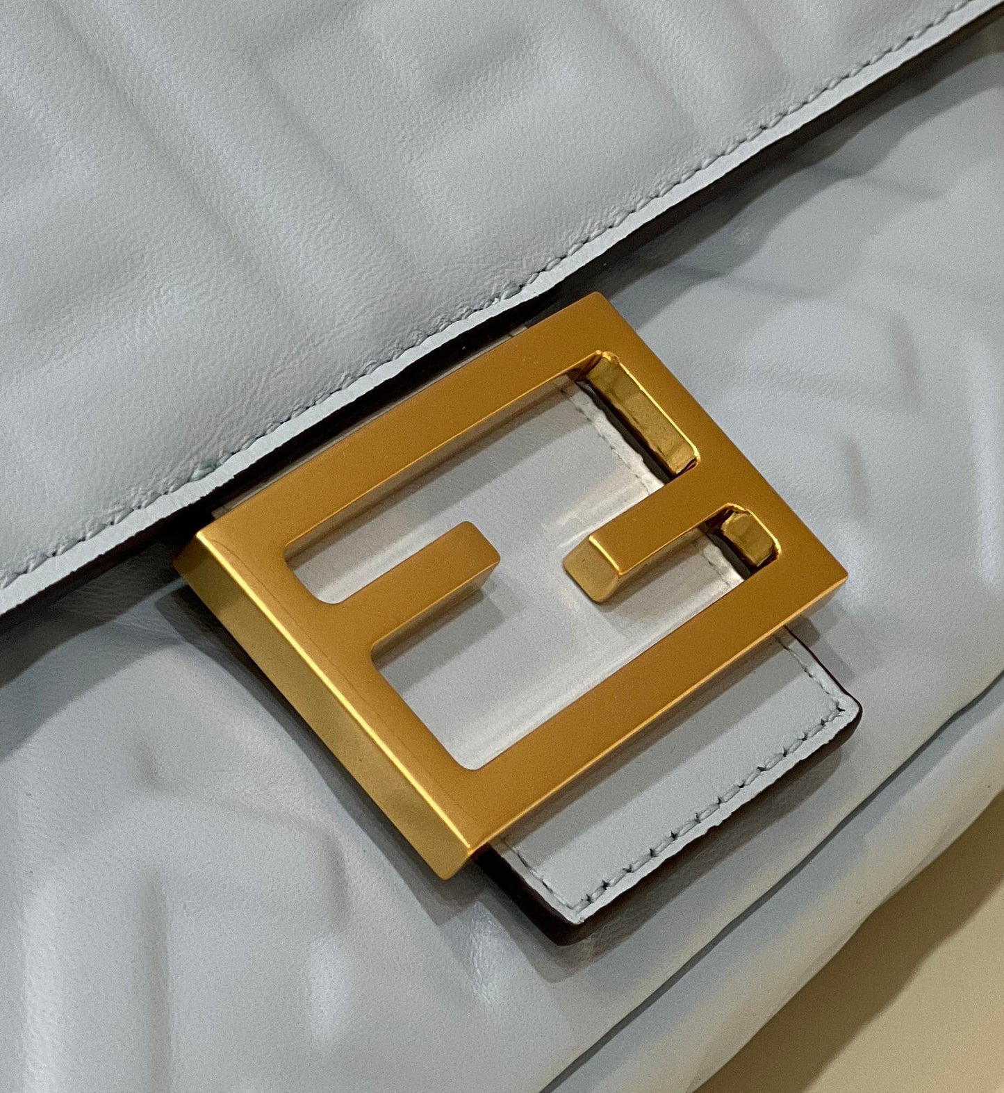 Baguette 27cm Cloud Blue Lambskin Gold Hardware mysite