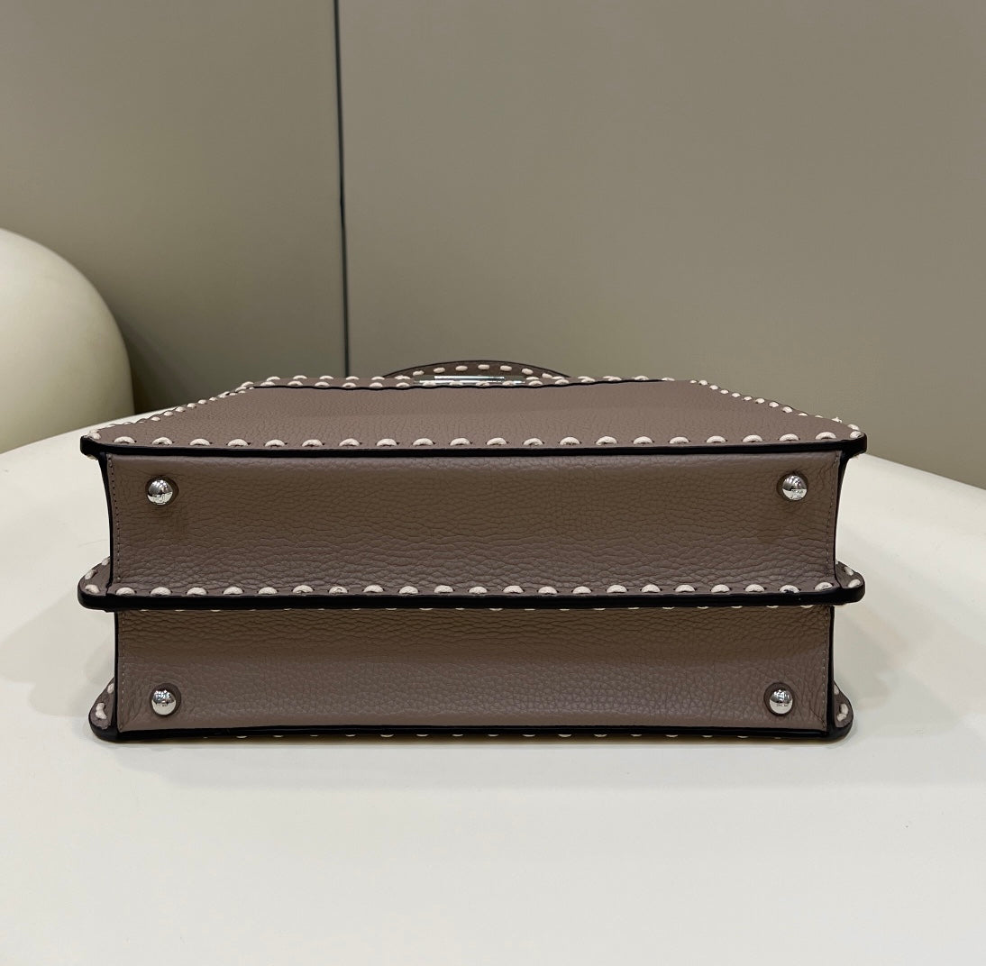 PEEKABOO ISEEU 33 IN TOBACCO BROWN GRAINED CALFSKIN SILVER HARDWARE mysite