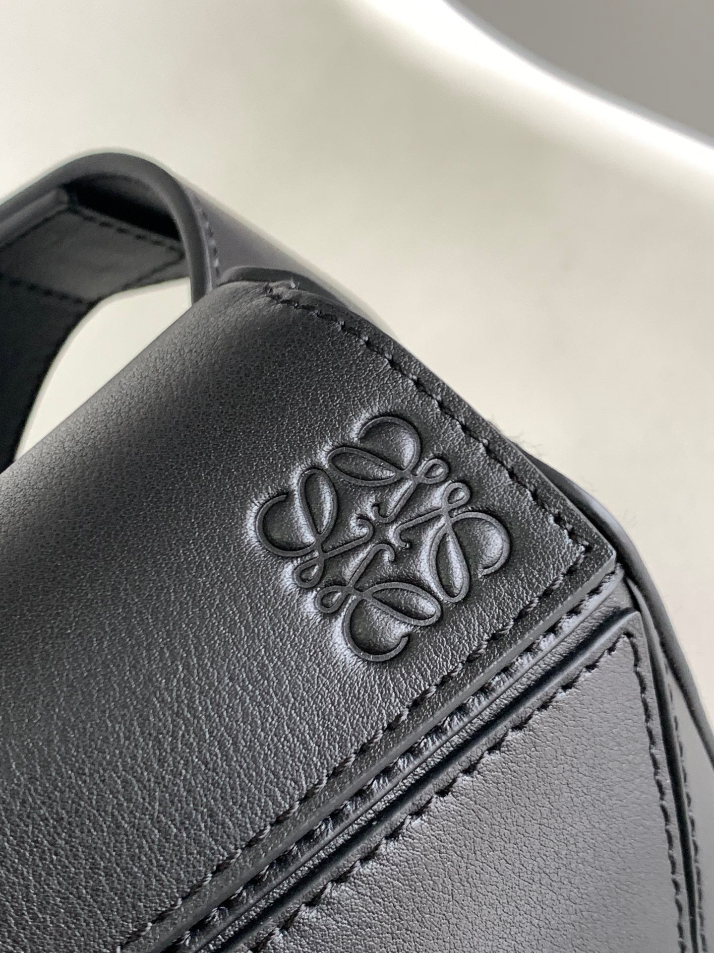 Loew Puzzle Small 18cm Black Leather Belt Bag mysite