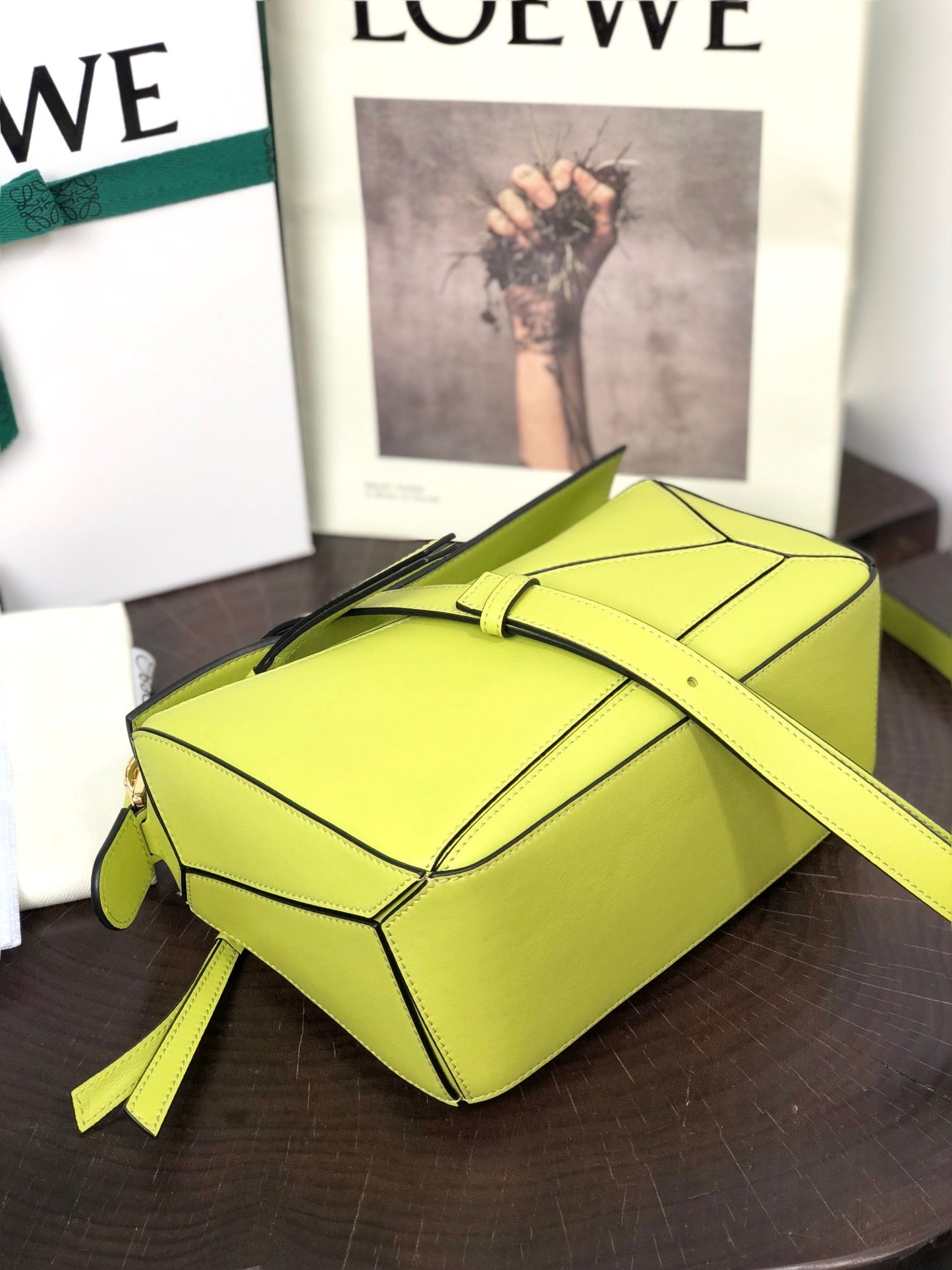SMALL PUZZLE 24 BAG IN CLASSIC MEADOW GREEN CALFSKIN mysite