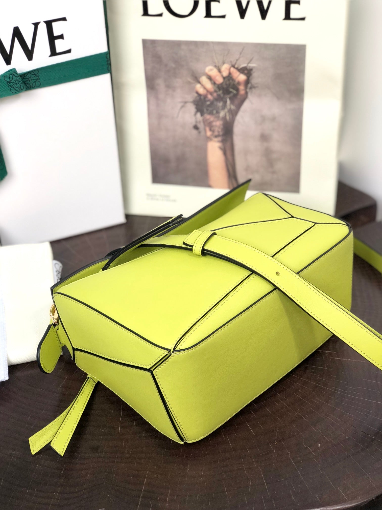 SMALL PUZZLE 24 BAG IN CLASSIC MEADOW GREEN CALFSKIN mysite