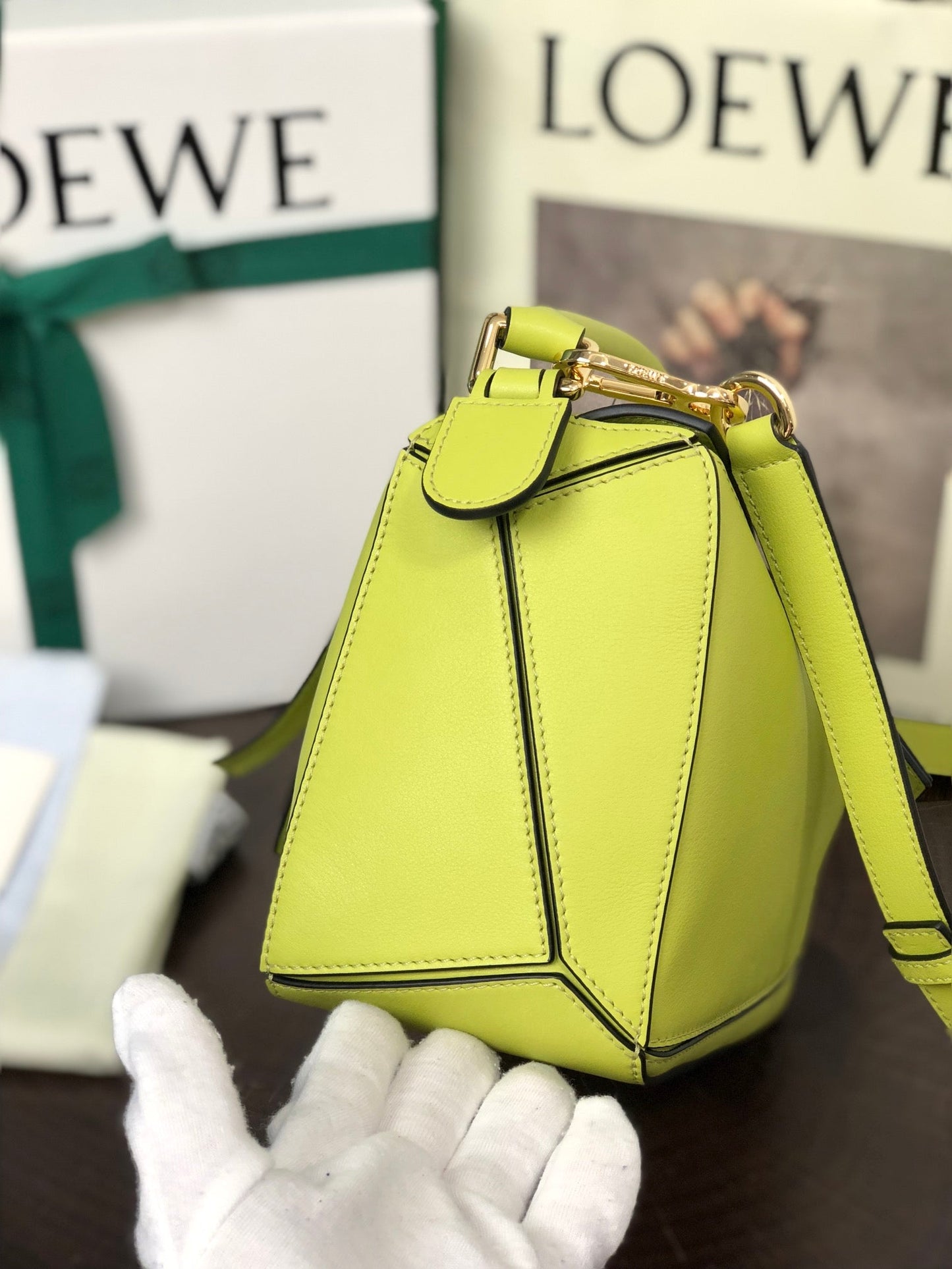 SMALL PUZZLE 24 BAG IN CLASSIC MEADOW GREEN CALFSKIN mysite