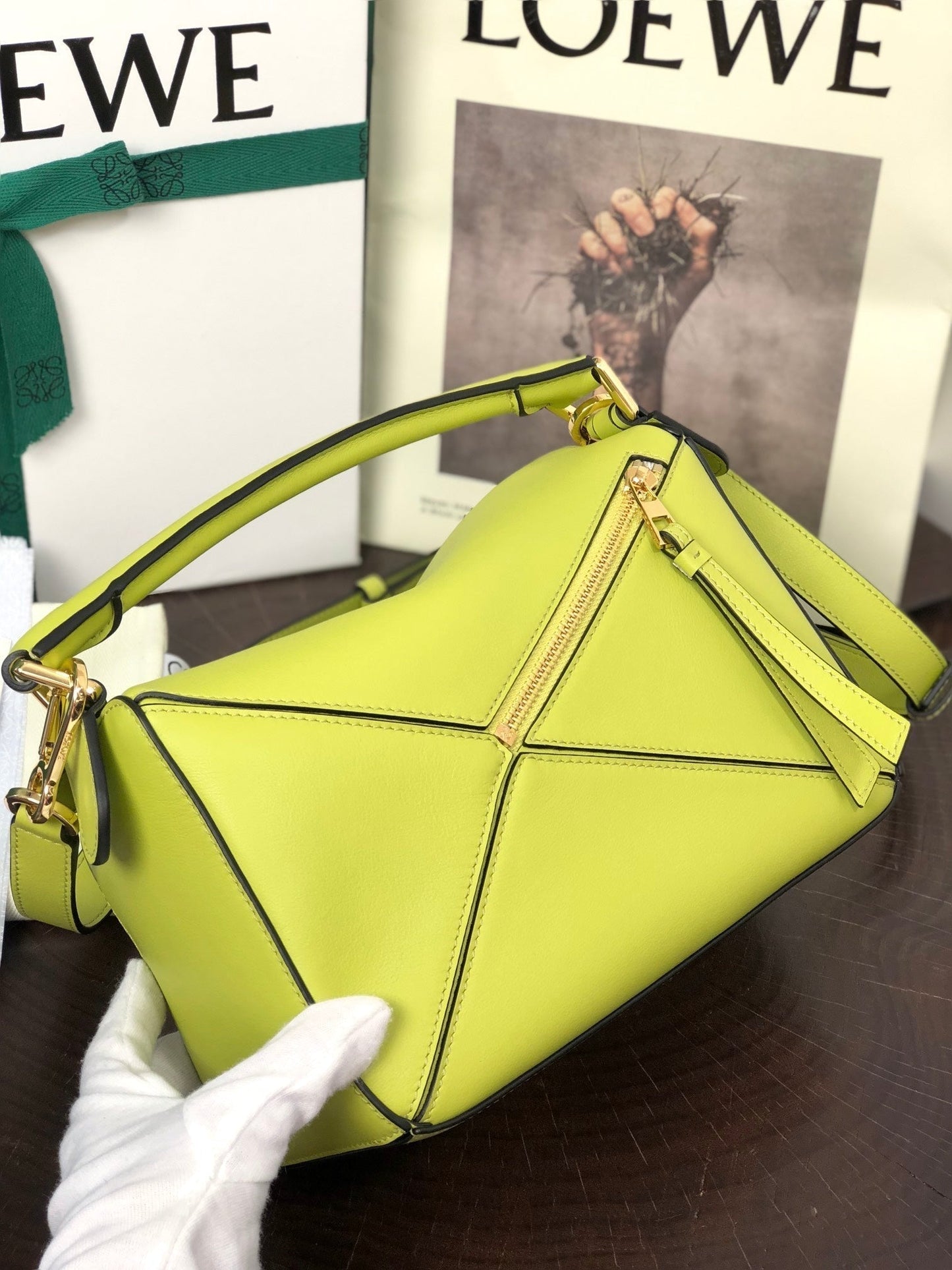 SMALL PUZZLE 24 BAG IN CLASSIC MEADOW GREEN CALFSKIN mysite