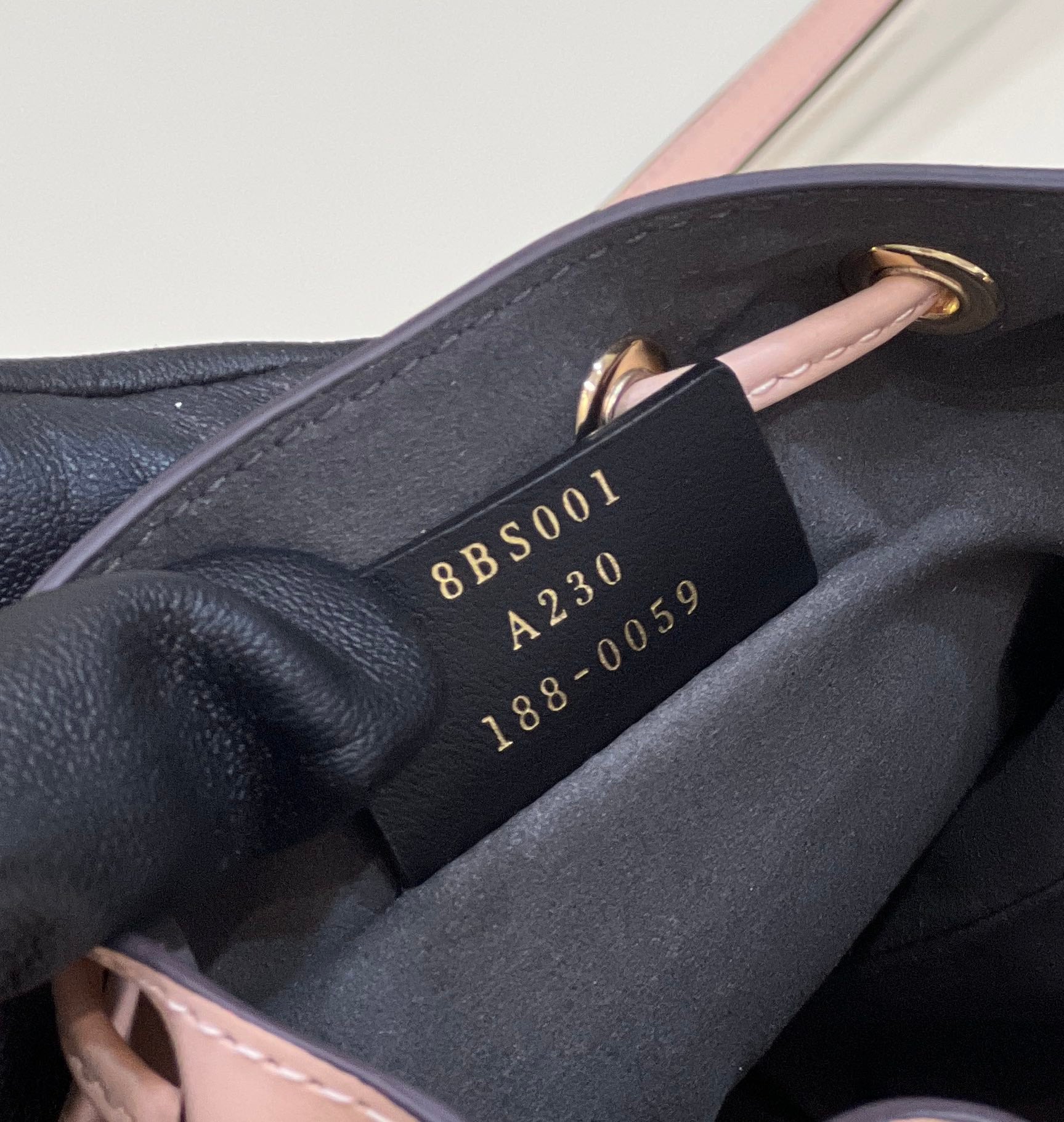 MON TRESOR MINI 18 BAG IN PEACHY PINK CALFSKIN FF WITH GOLD HARDWARE mysite