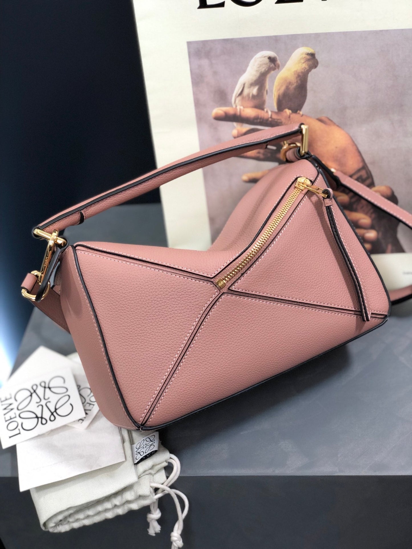 SMALL PUZZLE 24 BAG IN CLASSIC LIGHT PINK CALFSKIN mysite