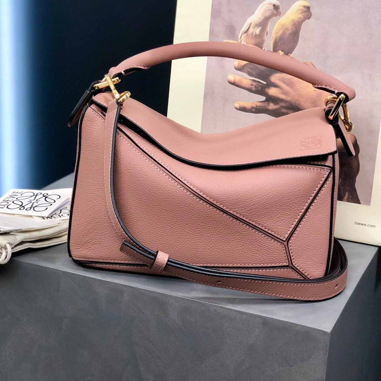 SMALL PUZZLE 24 BAG IN CLASSIC LIGHT PINK CALFSKIN mysite