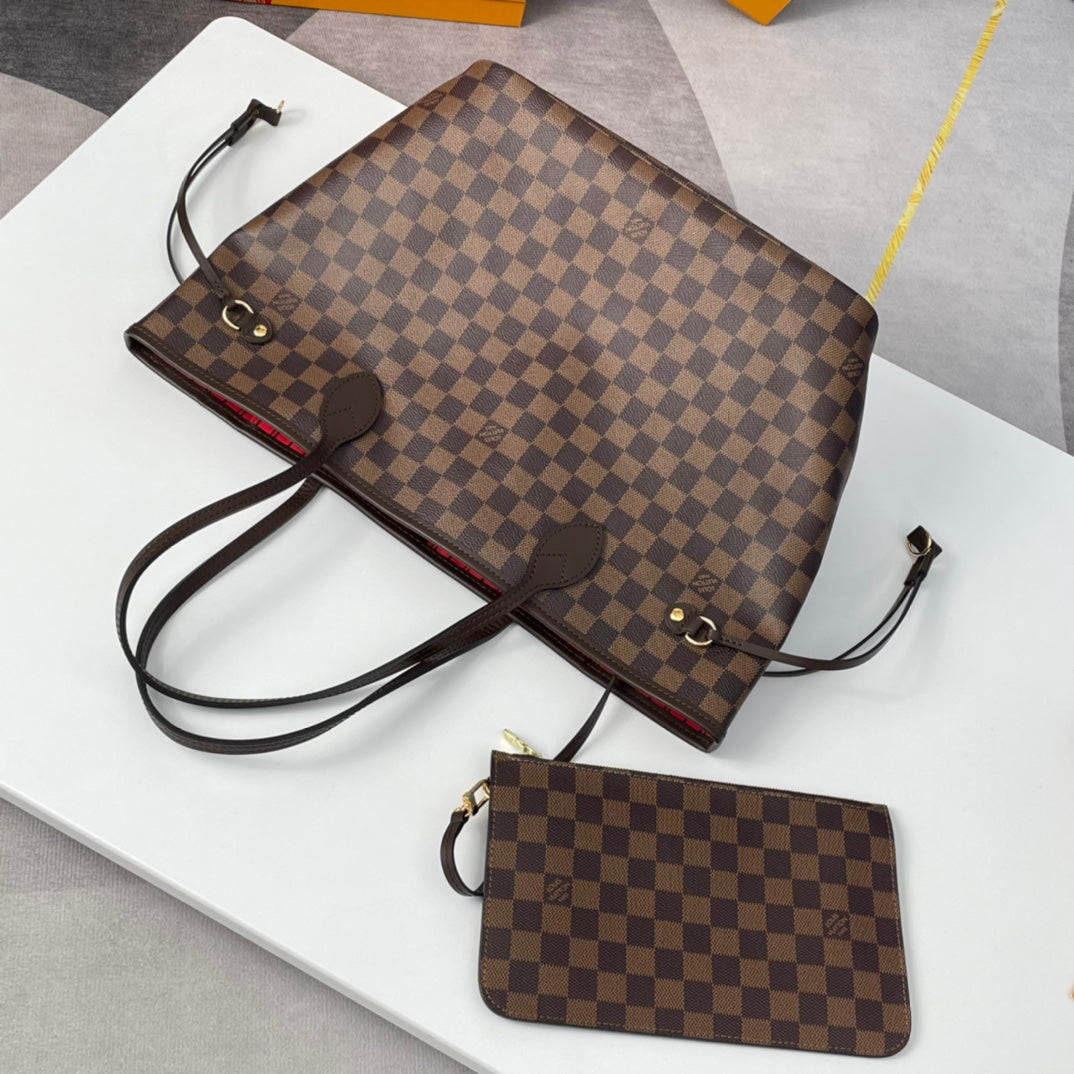 NEVERFULL MM 32 BROWN RED DAMIER AZUR mysite