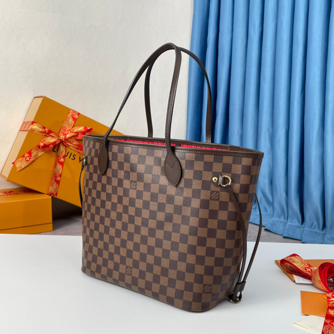 NEVERFULL MM 32 BROWN RED DAMIER AZUR mysite