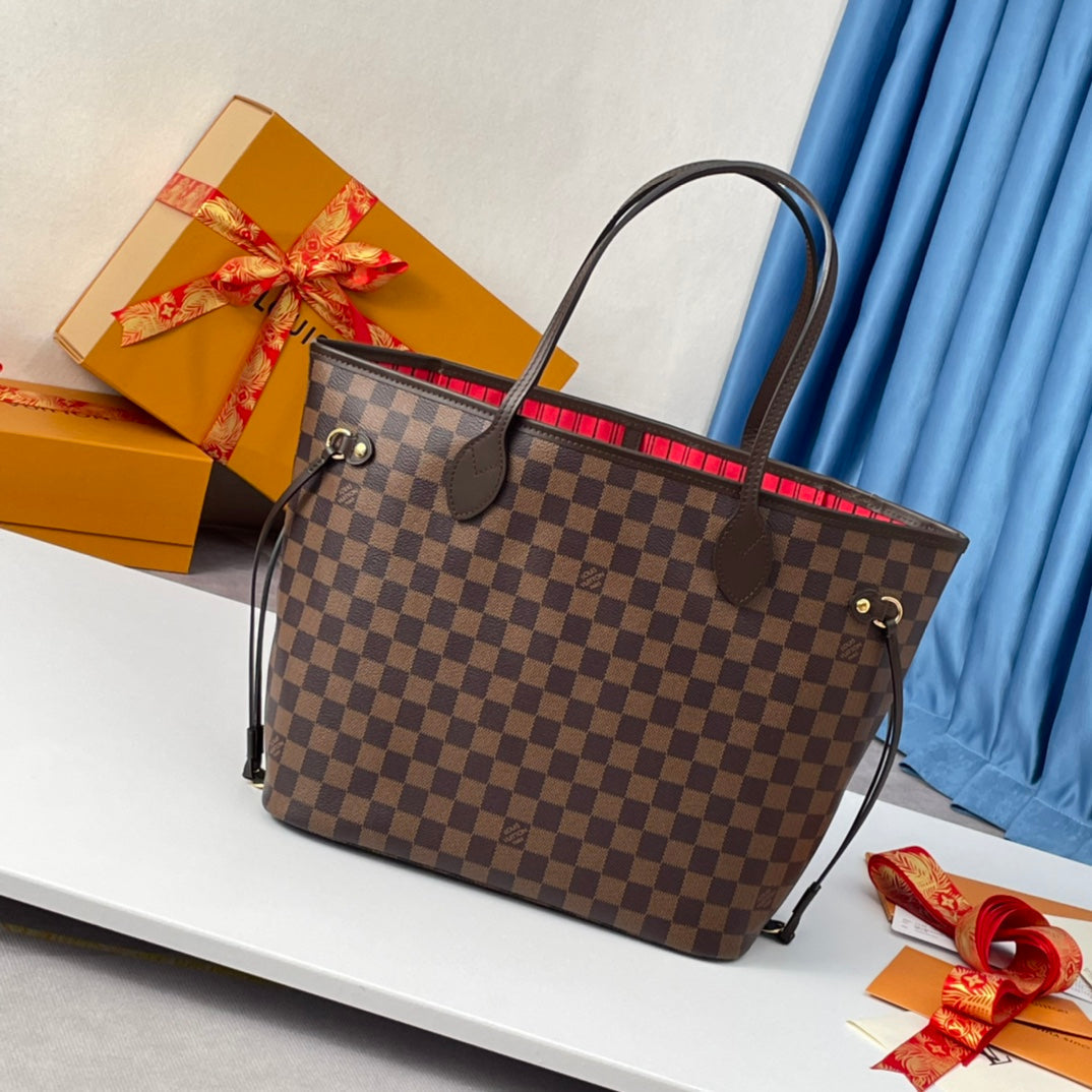 NEVERFULL MM 32 BROWN RED DAMIER AZUR mysite