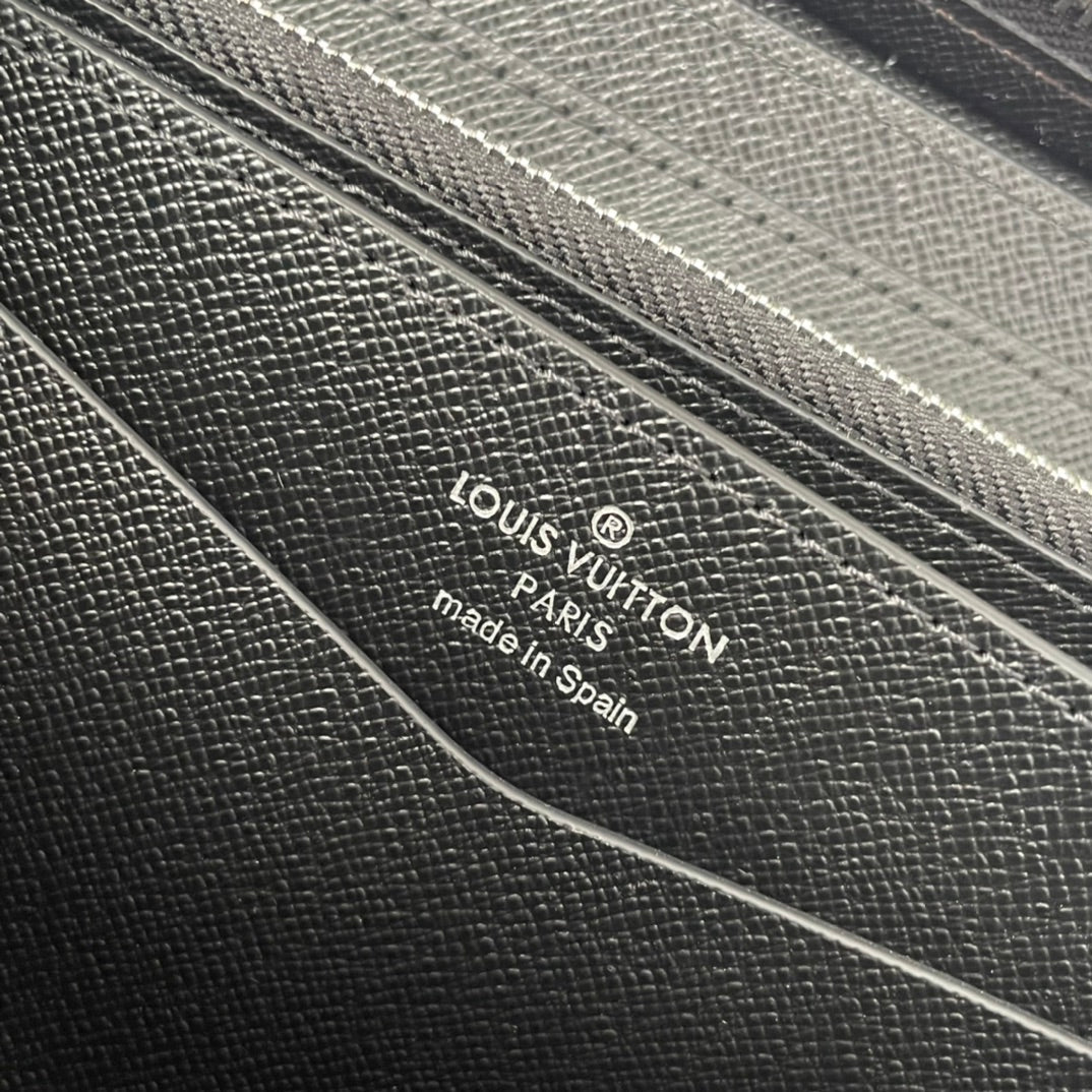 LV M61698 Zippy XL Wallet Black Damier Infini Leather 221562 mysite