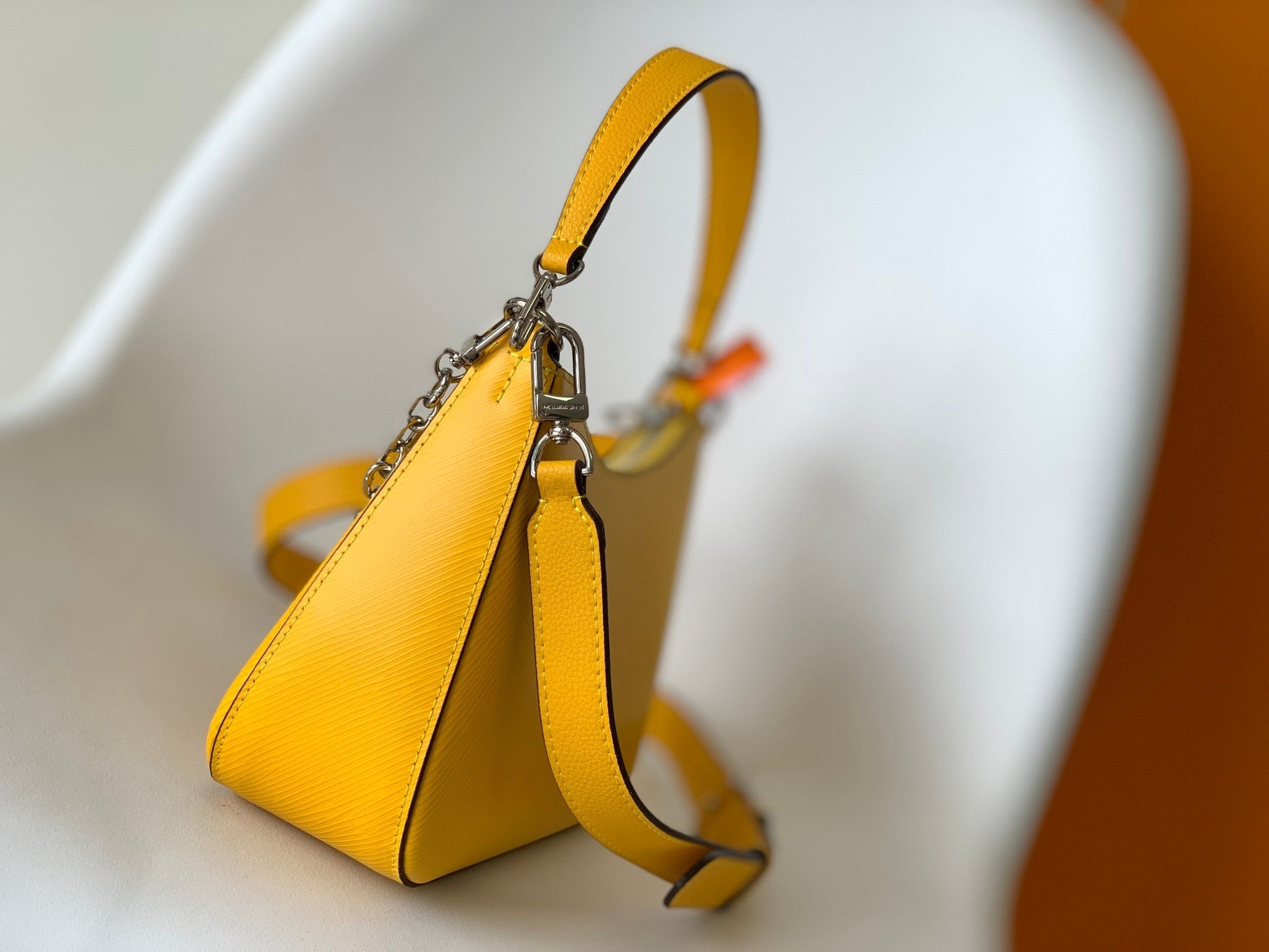 LV Marelle 25cm Yellow Epi Grain Cowhide Metal HW mysite