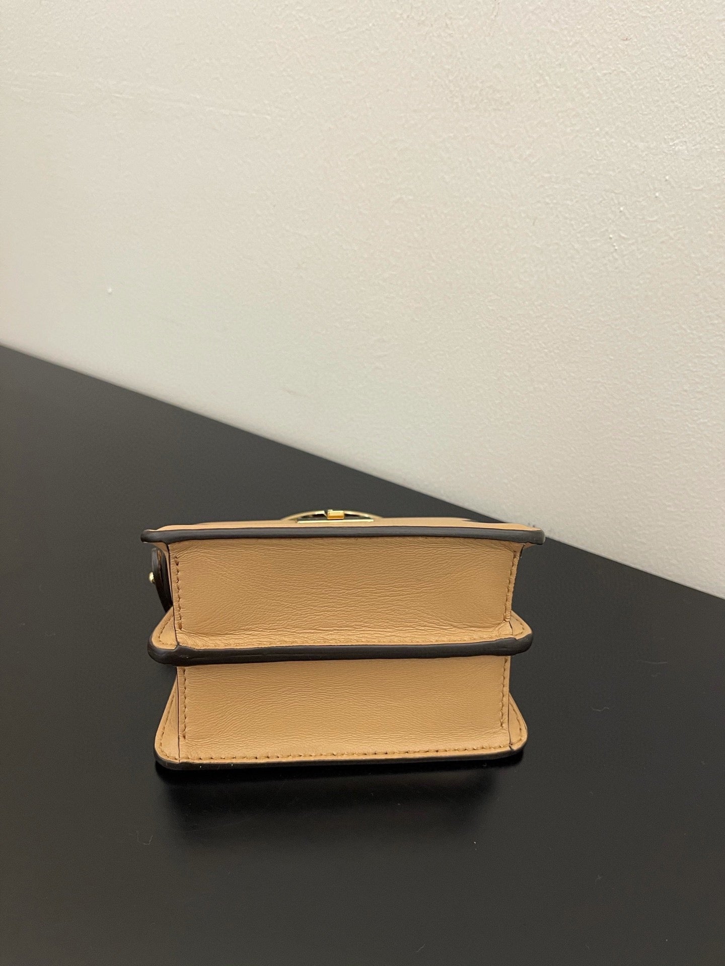 FENDI PEEKABOO ISEEU MICRO 12 BAG IN COPPER BROWN CALFSKIN WITH GOLD HARDWARE mysite