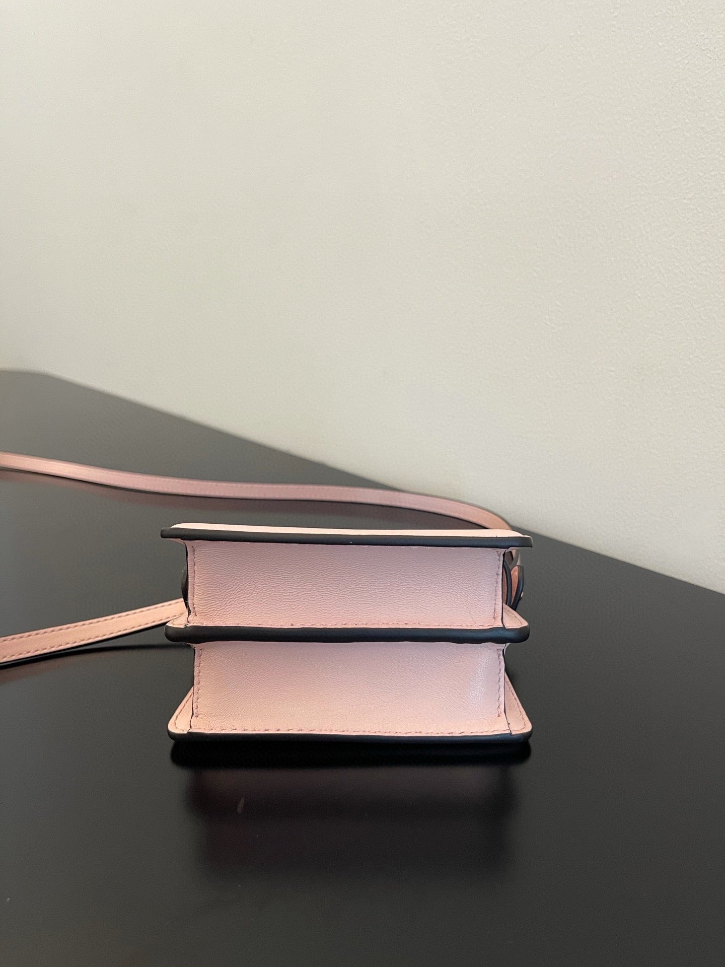 FENDI PEEKABOO ISEEU MICRO 12 BAG IN LIGHT PINK CALFSKIN WITH GOLD HARDWARE mysite