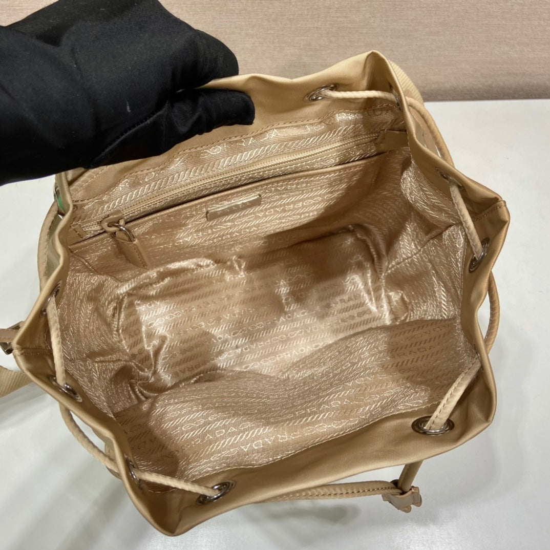 SMALL BACKPACK 28 IN SHOELACE BEIGE PARACHUTE FABRIC mysite