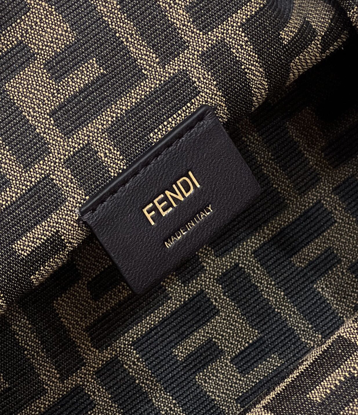 FENDI FIRST SMALL 26 COFFEE BROWN LEATHER BAG WITH EXOTIC DETAILS mysite