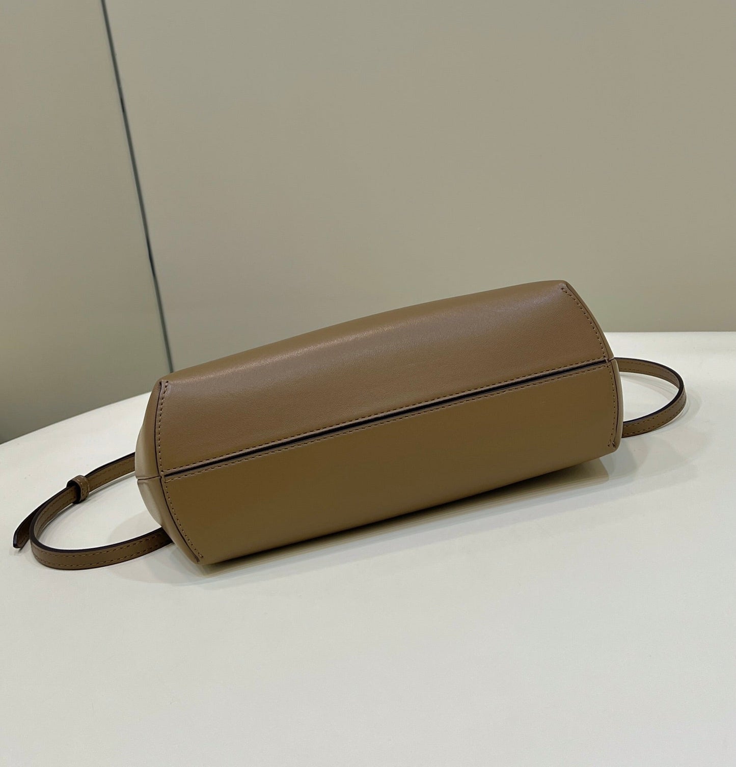FENDI FIRST SMALL 26 COFFEE BROWN LEATHER BAG WITH EXOTIC DETAILS mysite