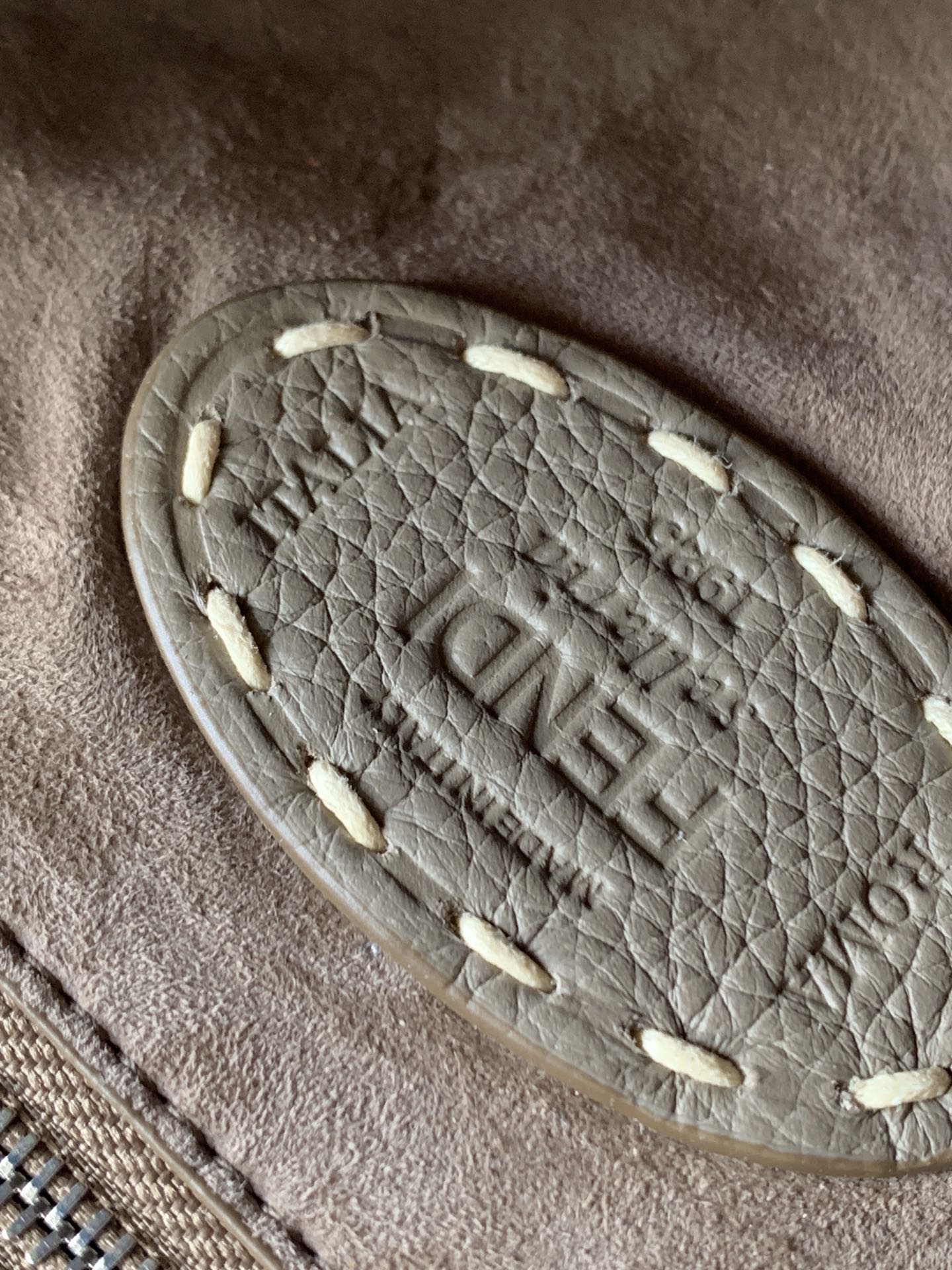 Peekaboo Mini Selleria Bag 23cm brown leather shw with 220 hand-sewn stitches mysite