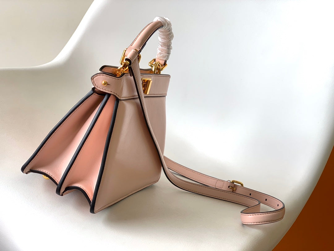 Peekaboo ISeeU Petite 20 Bag Pink Lambskin Ghw mysite