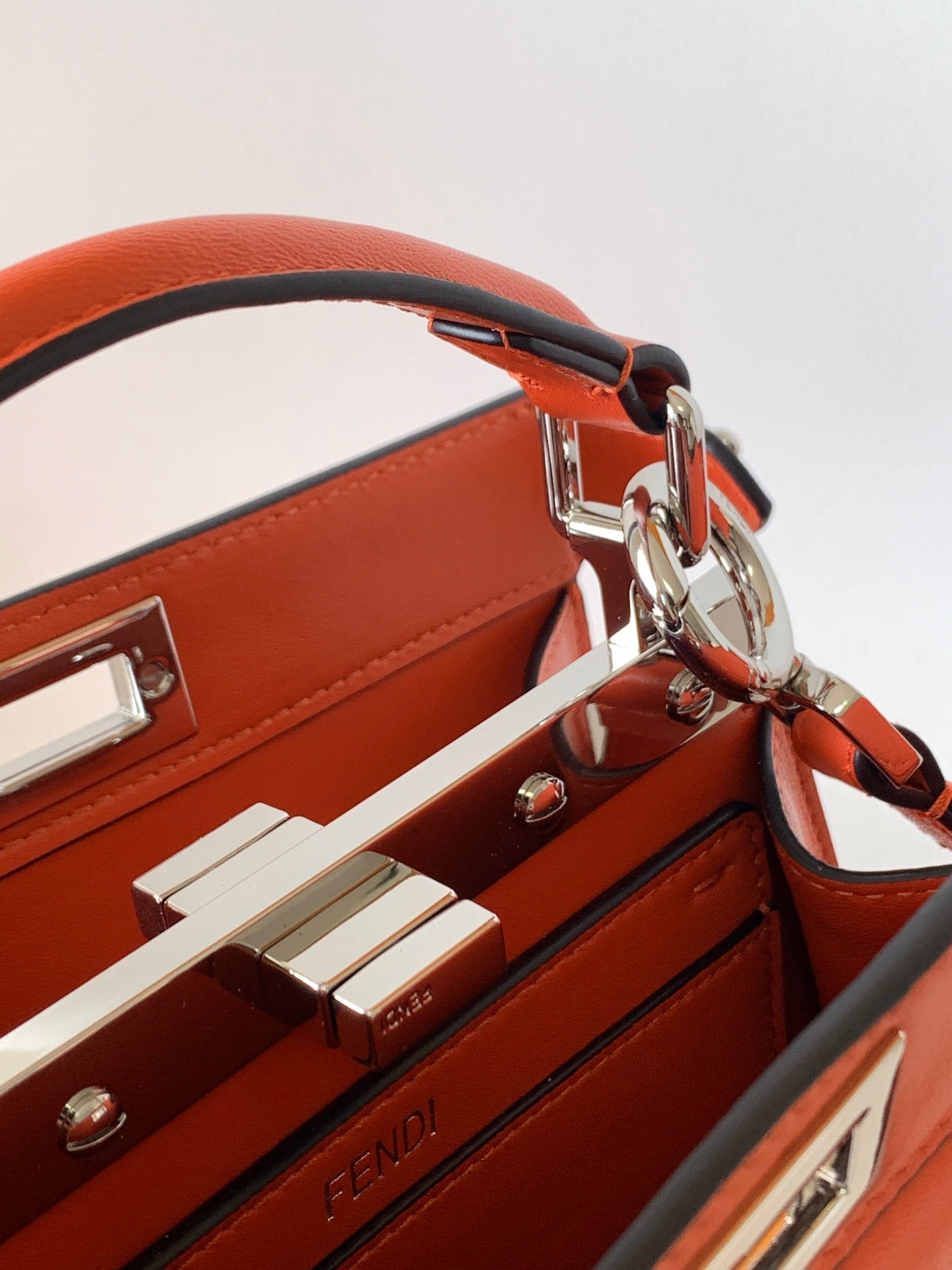 Peekaboo ISeeU Petite 20 Bag Red Lambskin Shw mysite