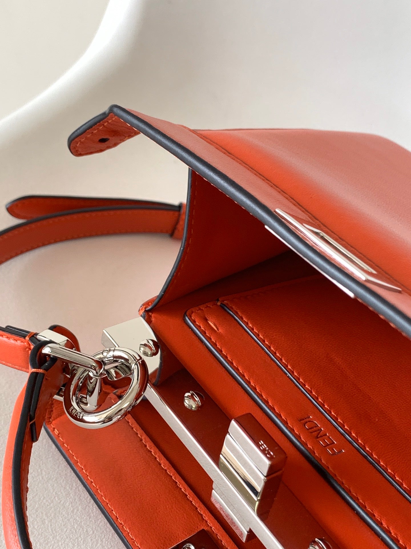 Peekaboo ISeeU Petite 20 Bag Red Lambskin Shw mysite