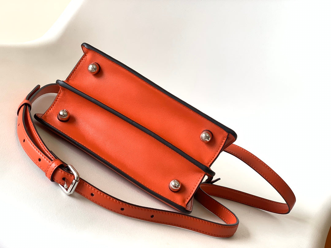 Peekaboo ISeeU Petite 20 Bag Red Lambskin Shw mysite