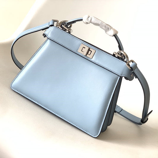 Peekaboo ISeeU Petite 20 Bag Baby Blue Lambskin Shw mysite