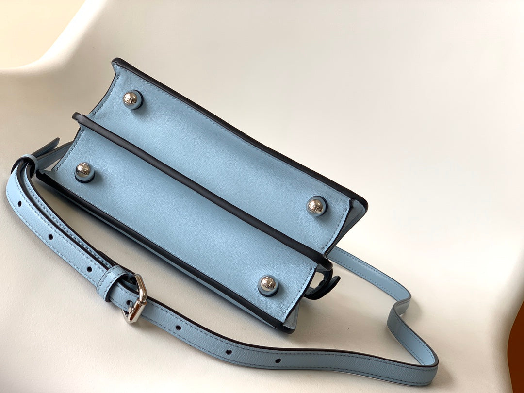 Peekaboo ISeeU Petite 20 Bag Baby Blue Lambskin Shw mysite