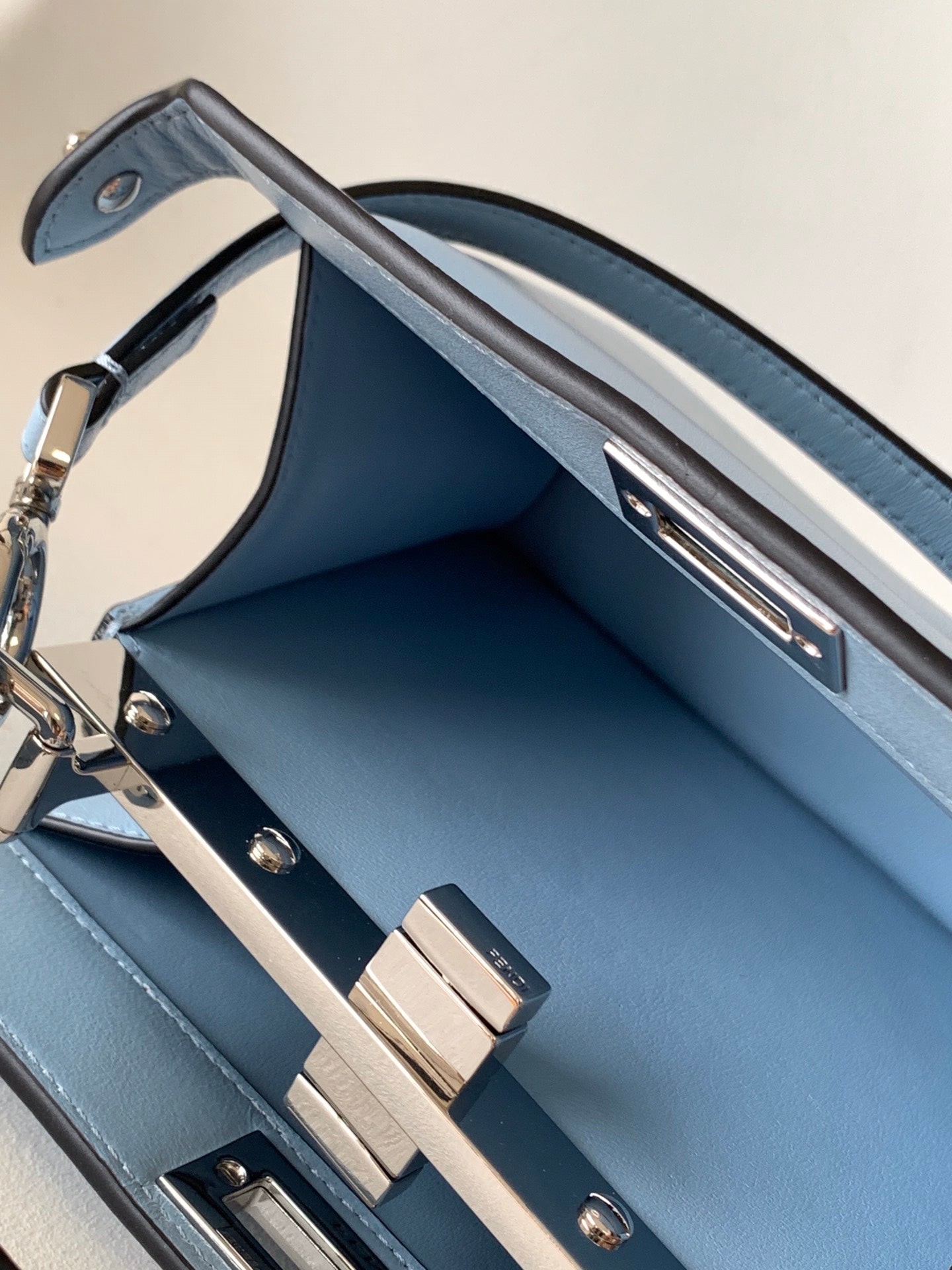 Peekaboo ISeeU Petite 20 Bag Baby Blue Lambskin Shw mysite