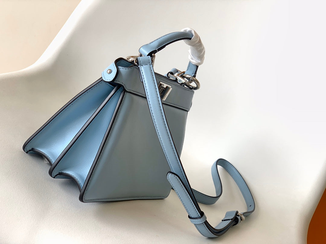 Peekaboo ISeeU Petite 20 Bag Baby Blue Lambskin Shw mysite