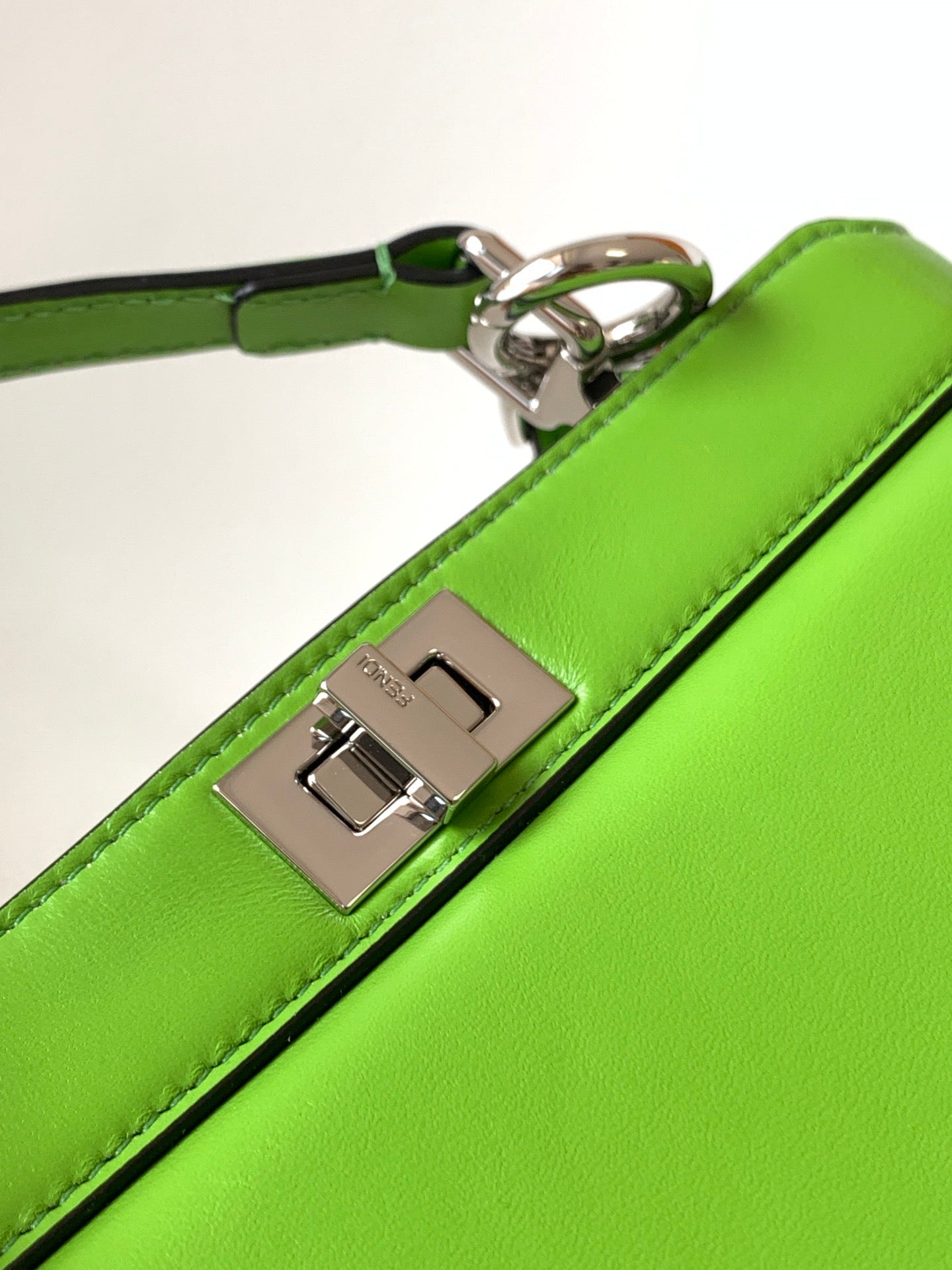 Peekaboo ISeeU Petite 20 Bag Green Lambskin Shw mysite